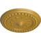Ekena Millwork Foster Shell Ceiling Medallion (Fits Canopies up to 9 5/8"), 15 3/4"OD x 2"P, Iridescent Gold CM15FOIGS - alternate 2
